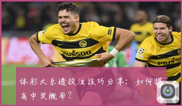 体彩大乐透投注技巧分享:如何提高中奖概率?